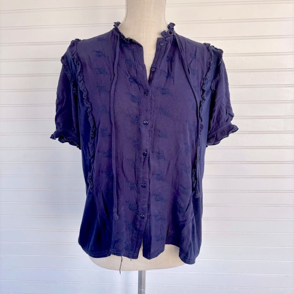 Liv Los Angeles Button blouse Size Medium